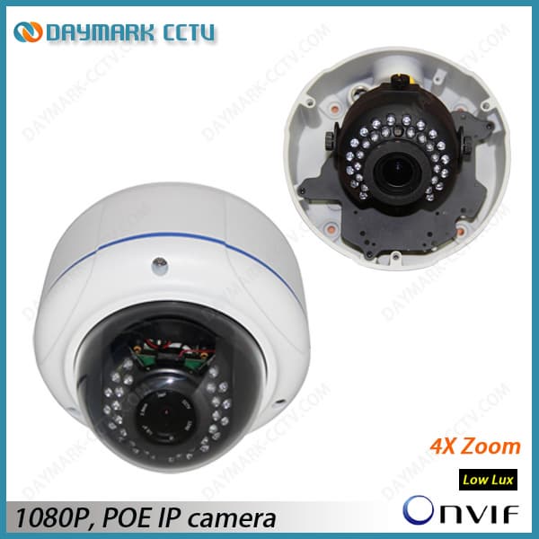 HD 1080P IR Waterproof PTZ Dome IP Camera P2P